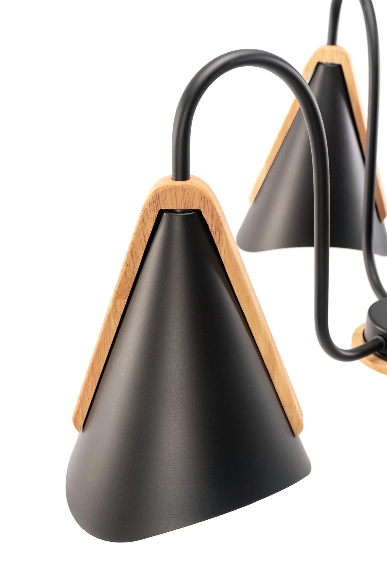 Lampa Sufitowa Skandynawska Trójramienna APP605-3C Czarna 2