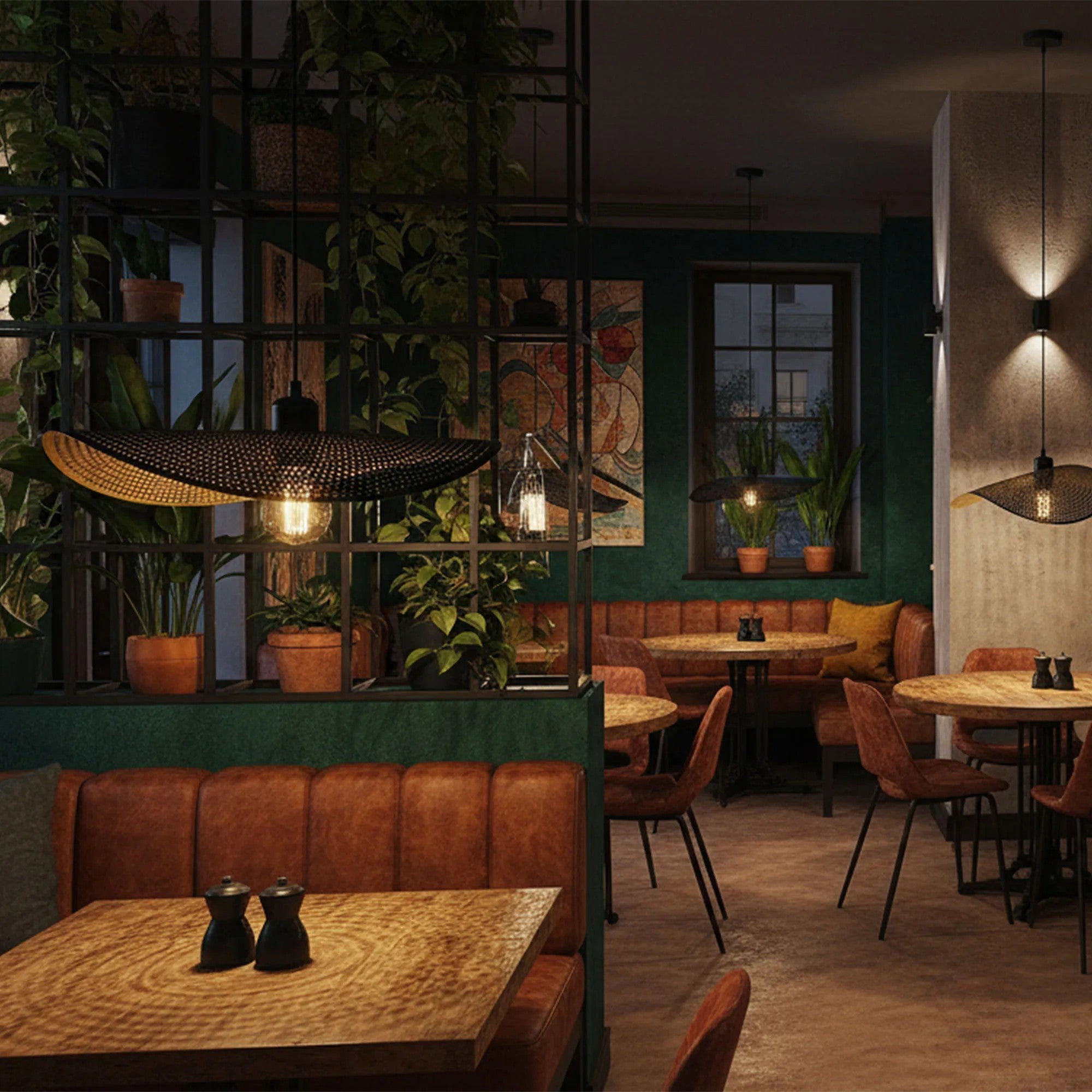 LAMPA SUFITOWA WISZĄCA APP1470-1CP Czarna/stare Złoto 2