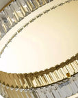 LAMPA KRYSZTAŁOWA PLAFON APP1721-C 50 Cm ZŁOTA 2