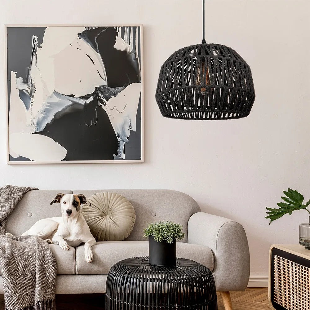 Lampa Wisząca Boho APP1483-1CP Czarna 2