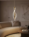 LAMPA SUFITOWA WISZĄCA LED G120-CP GOLD 2