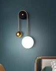 LAMPA ŚCIENNA KINKIET APP1474-W GOLD 2