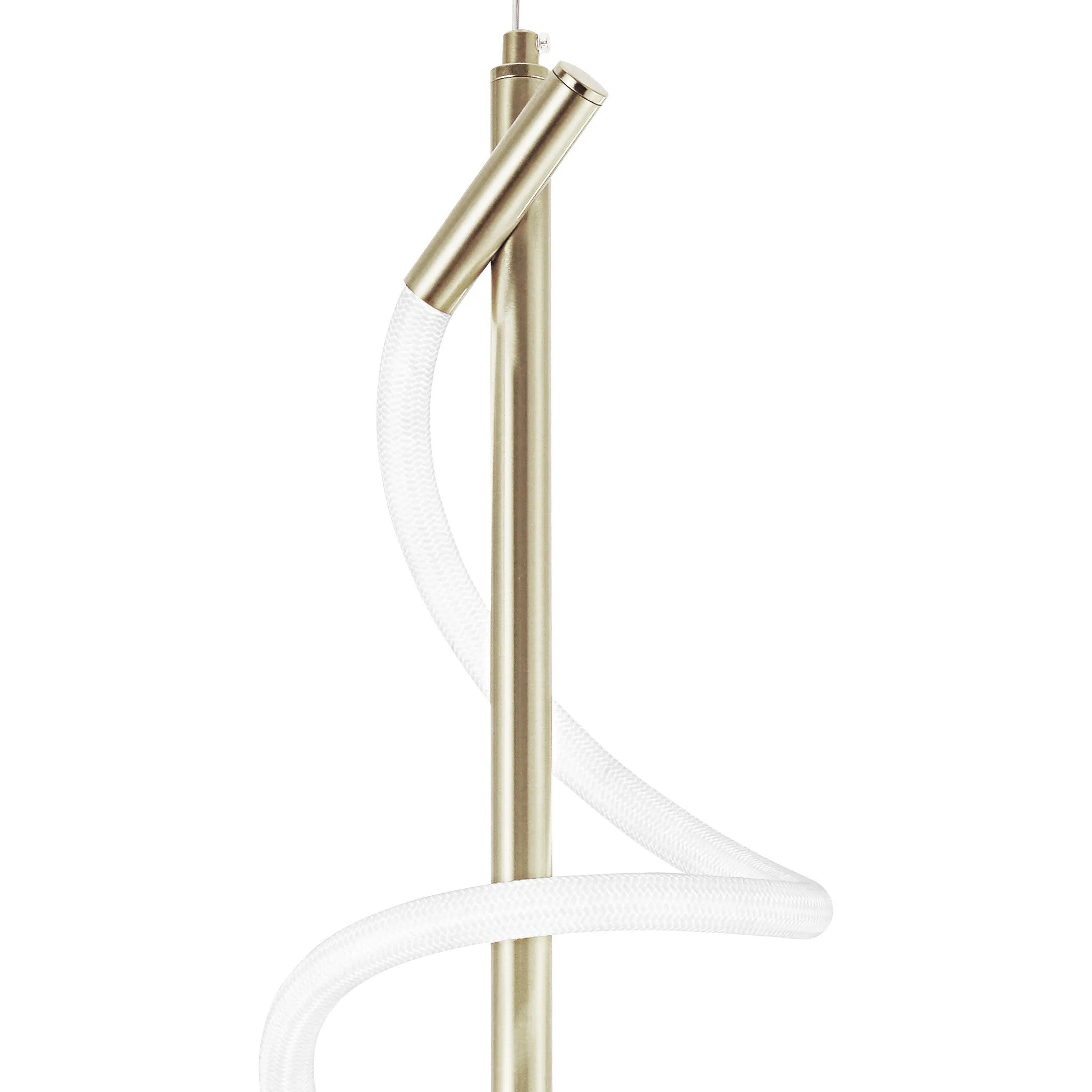 LAMPA WISZĄCA LED G015-CP JASNE ZŁOTO 2
