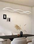 LAMPA SUFITOWA WISZĄCA LED LHJ027-CP 100cm Złota 2