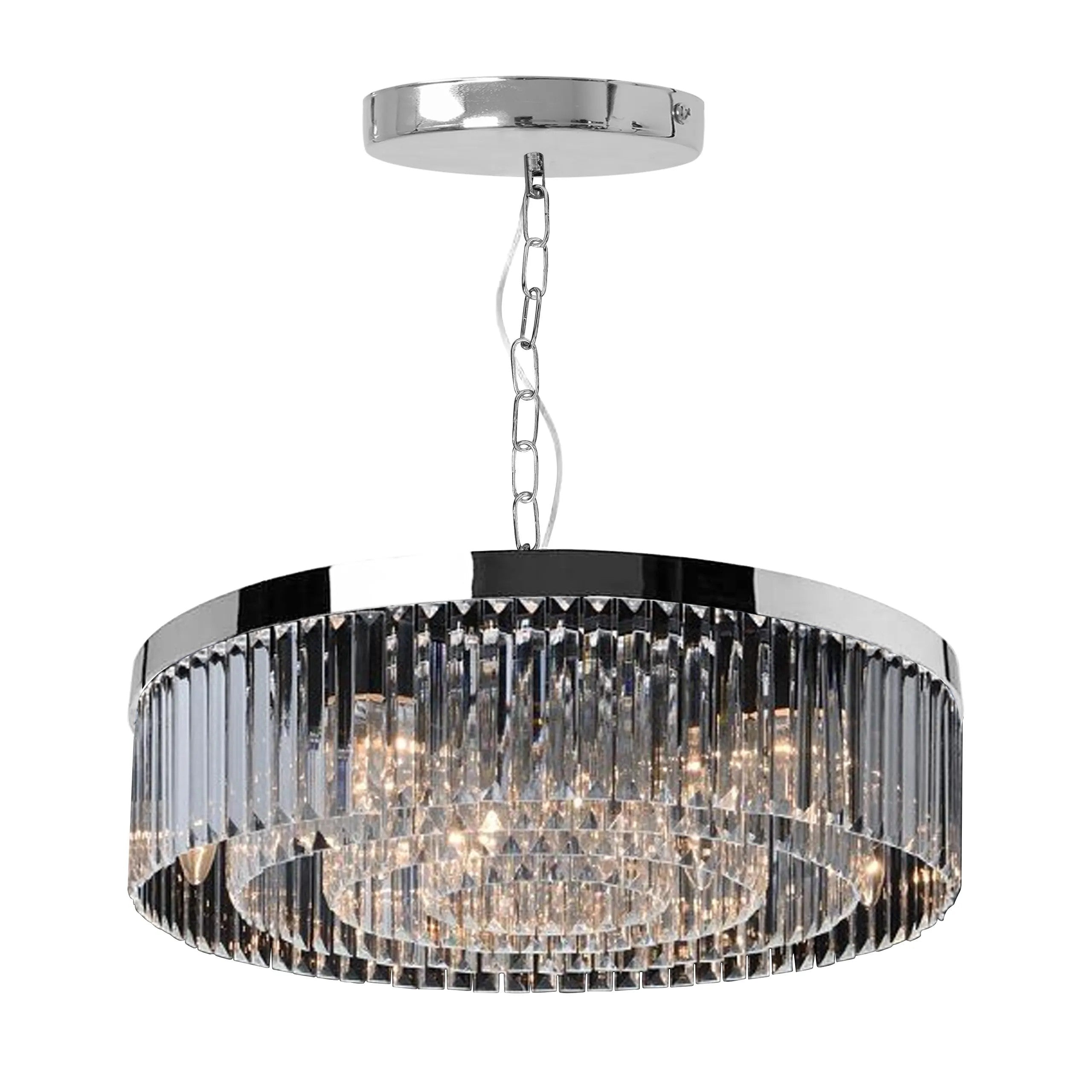 Lampa Kryształowa Wisząca APP1532-8CP Chrom 2