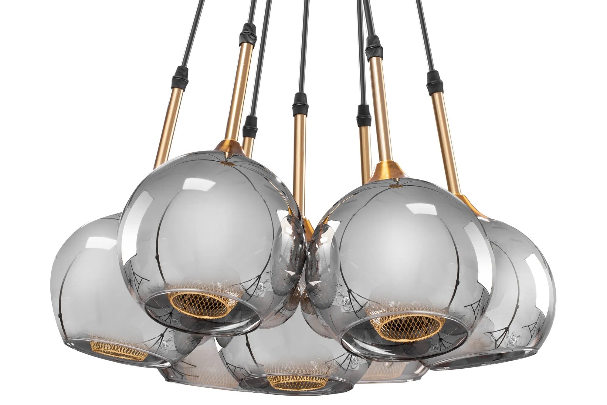 Lampa Sufitowa Wisząca Szklane Kule APP898-7CP 2