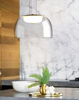 LAMPA WISZĄCA LED APP1690-1PC B Złota 2