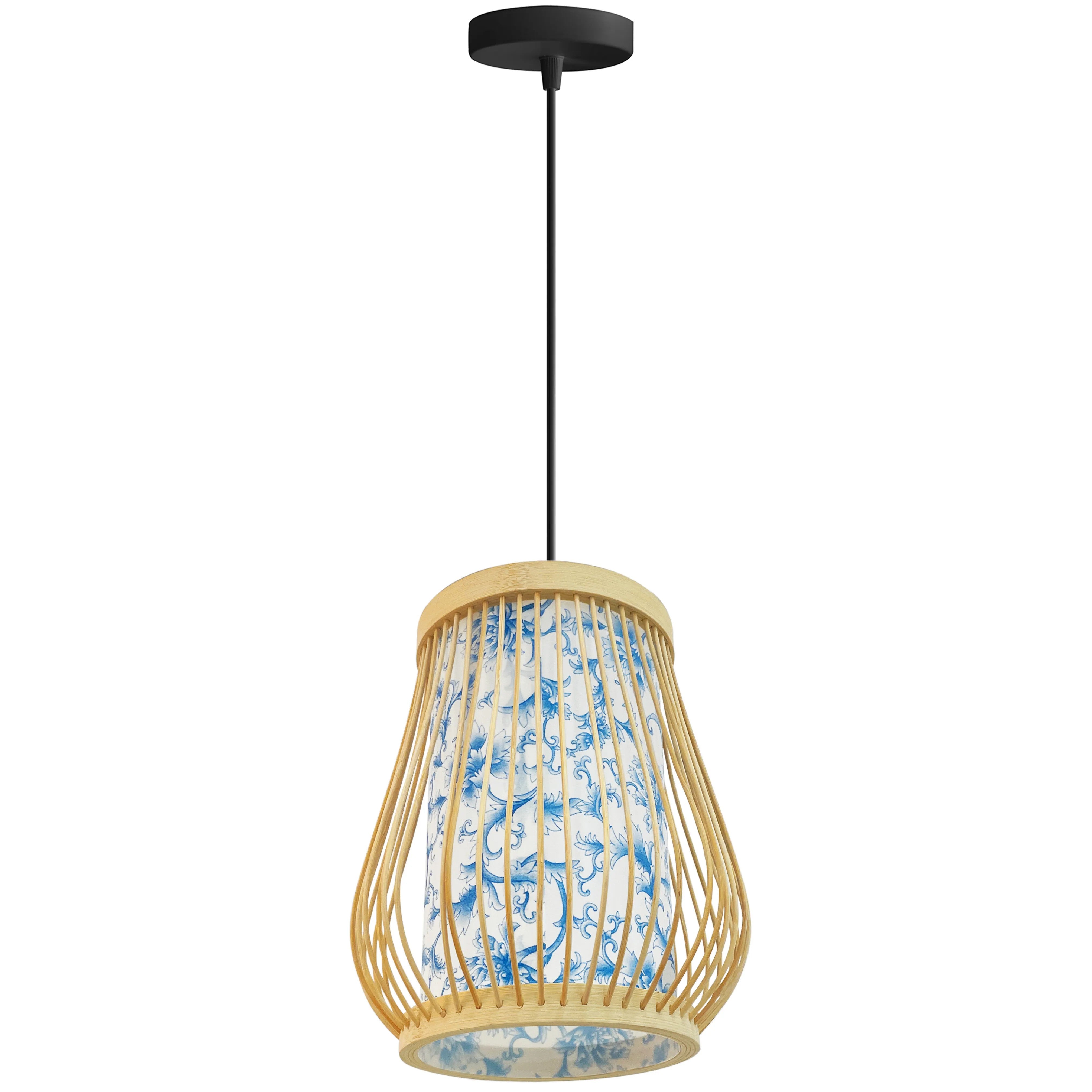 LAMPA WISZĄCA BAMBUSOWA APP1635-1CP 2