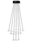 LAMPA WISZĄCA LED G040-3CP CZARNA 2
