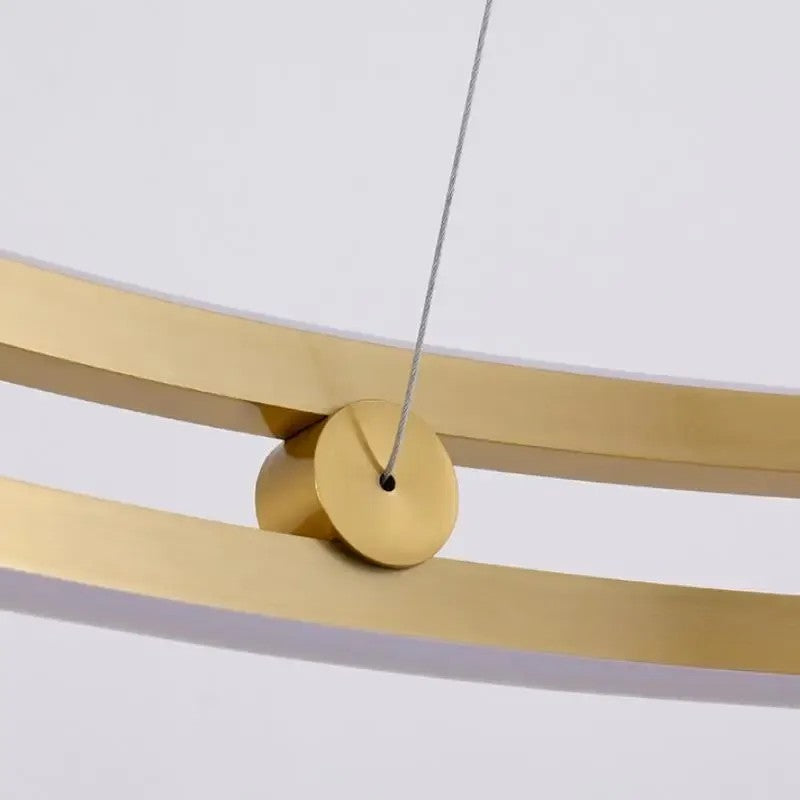 Lampa Wisząca LHJ015-CP 60 CM GOLD 2