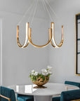 LAMPA WISZĄCA LED APP1749-CP Złota 2