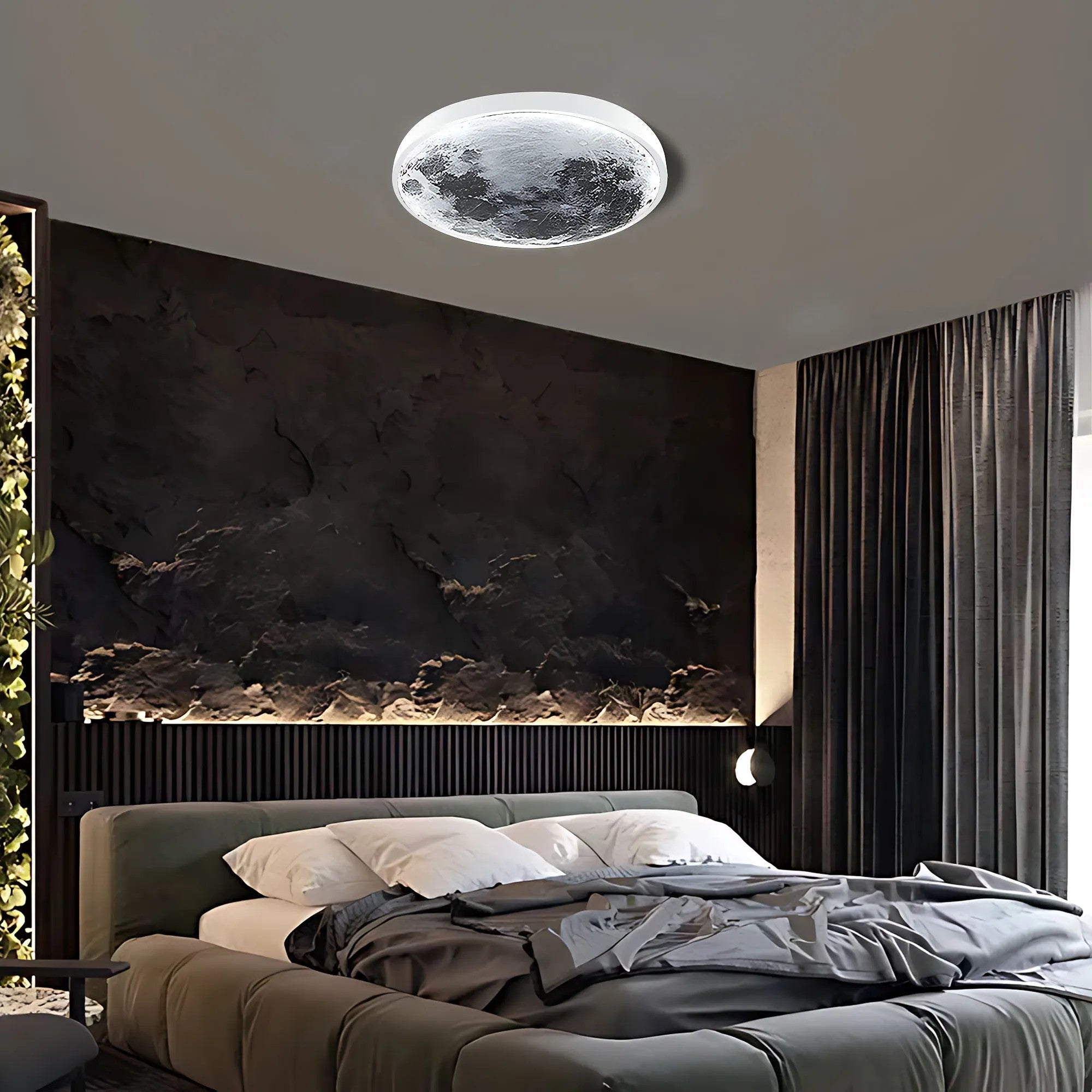 Lampa Sufitowa APP1806-CW Moon Plafon LED BIAŁA 2