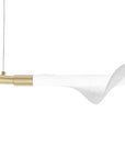 LAMPA WISZĄCA LED G011-CP BIAŁY/ZŁOTY 2