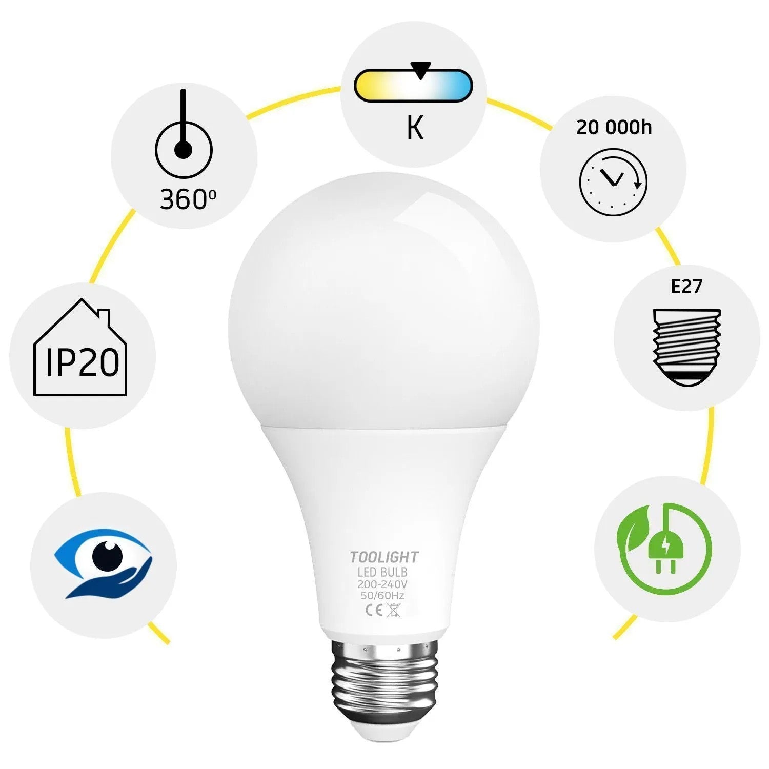 Żarówka LED Neutralna E-27 15W RSL030 2