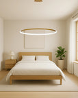 Lampa Wisząca LED LHJ005-CP 60cm ZŁOTA SZCZOTKOWANA 2