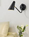 LAMPA ŚCIENNA KINKIET APP1139-1W Czarno-złota 2