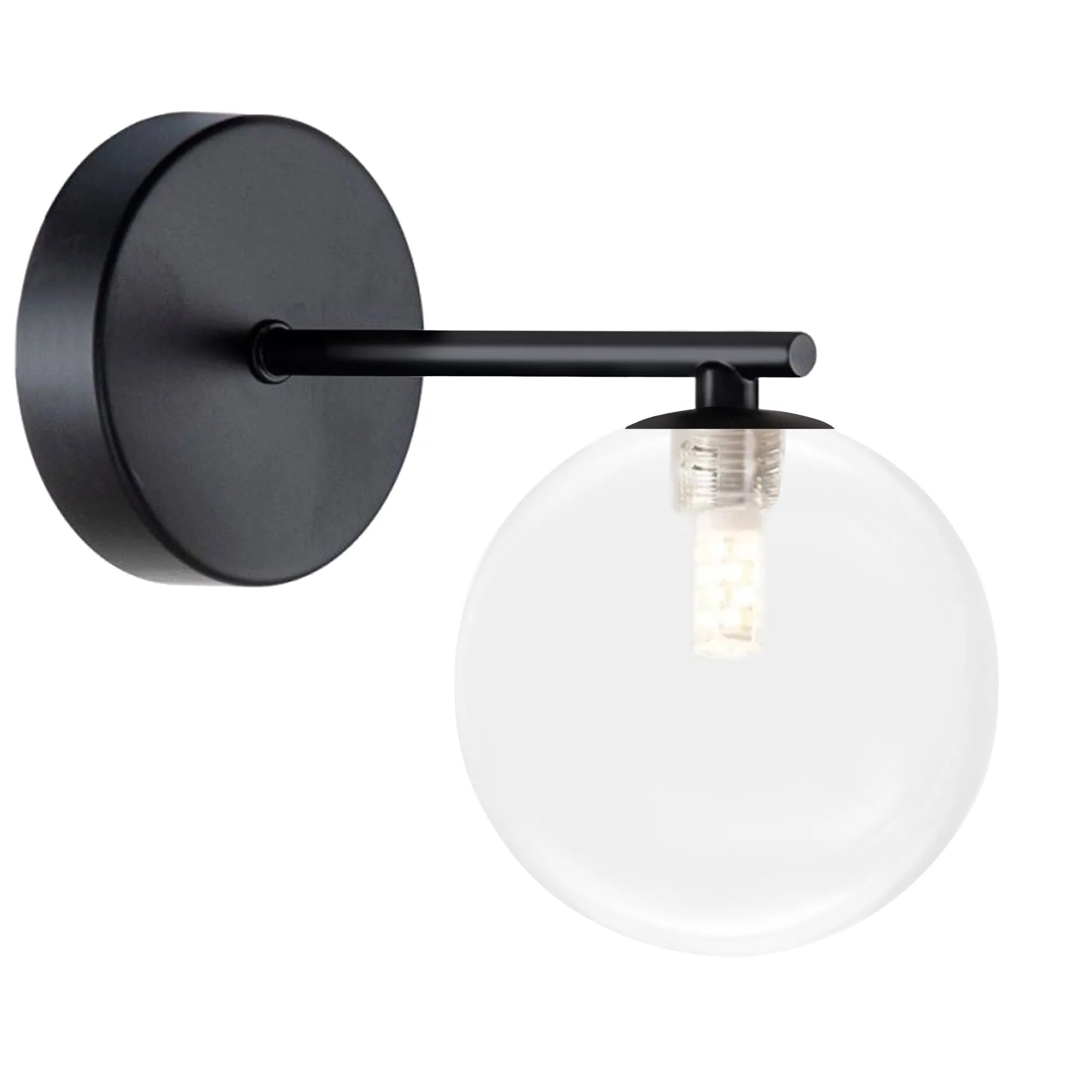 LAMPA ŚCIENNA KINKIET APP1160-1W Czarny 2
