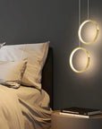 LAMPA WISZĄCA LED G112-CP Złota 2
