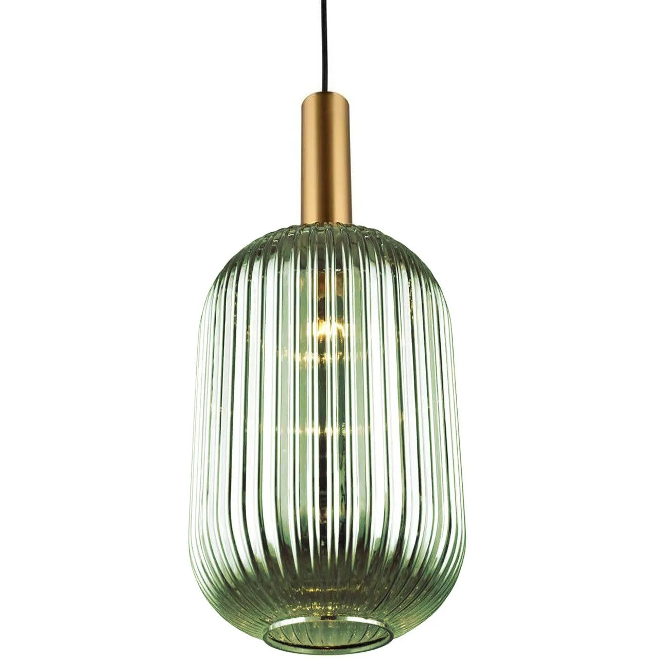 Lampa Sufitowa Wisząca Szklana APP459-1CP Zielona 2