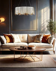 Lampa Wisząca Metalowa APP1763-8CP CHROME 2