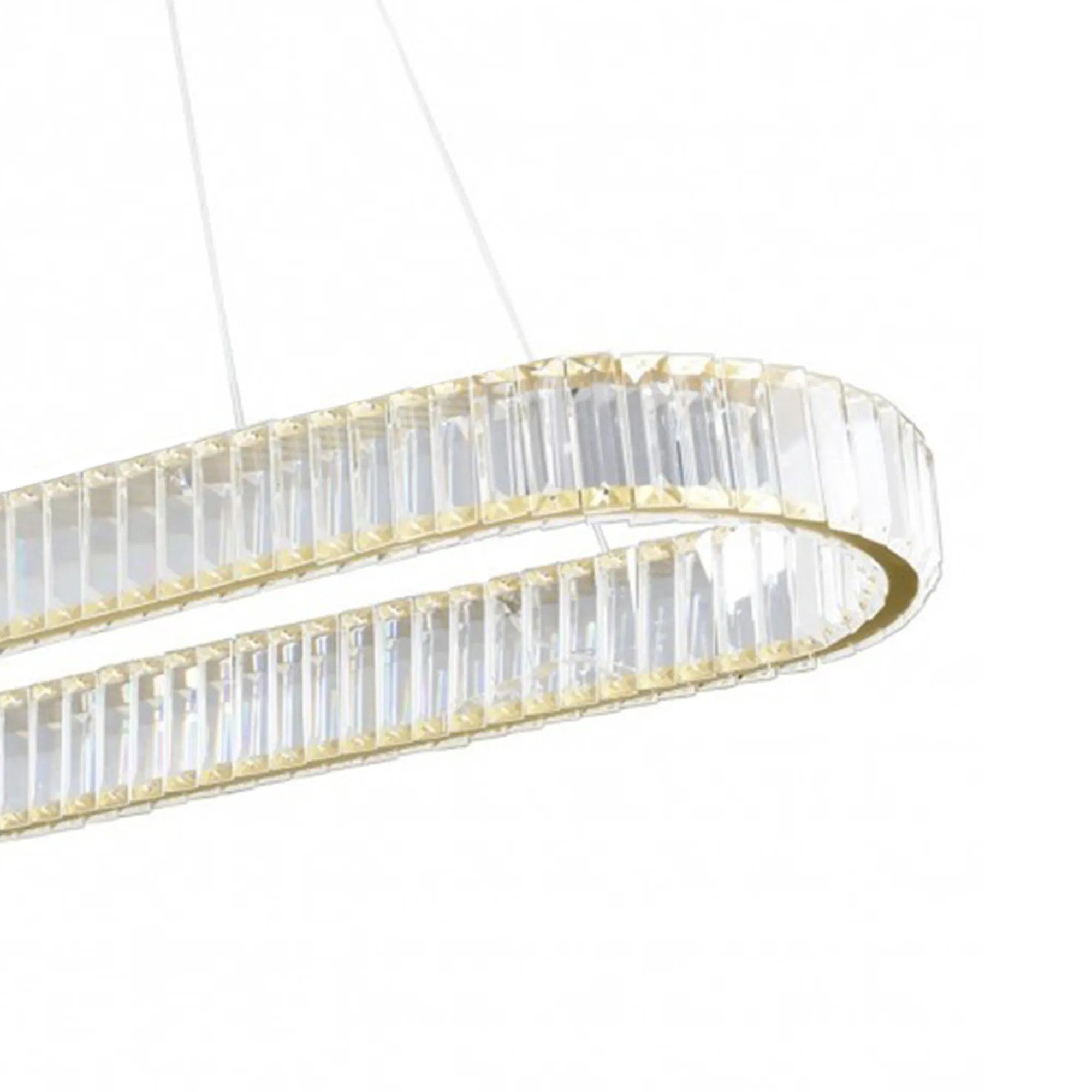 LAMPA WISZĄCA LED APP1508-CP BRUSH GOLD 2