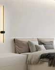 KINKIET ŚCIENNY LED LHJ062-W CZARNO ZŁOTY 2