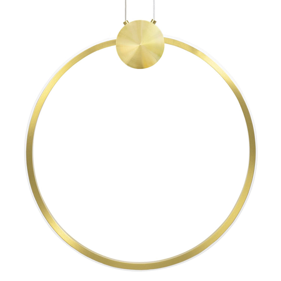 LAMPA SUFITOWA WISZĄCA LED APP1399-CP GOLD 50cm