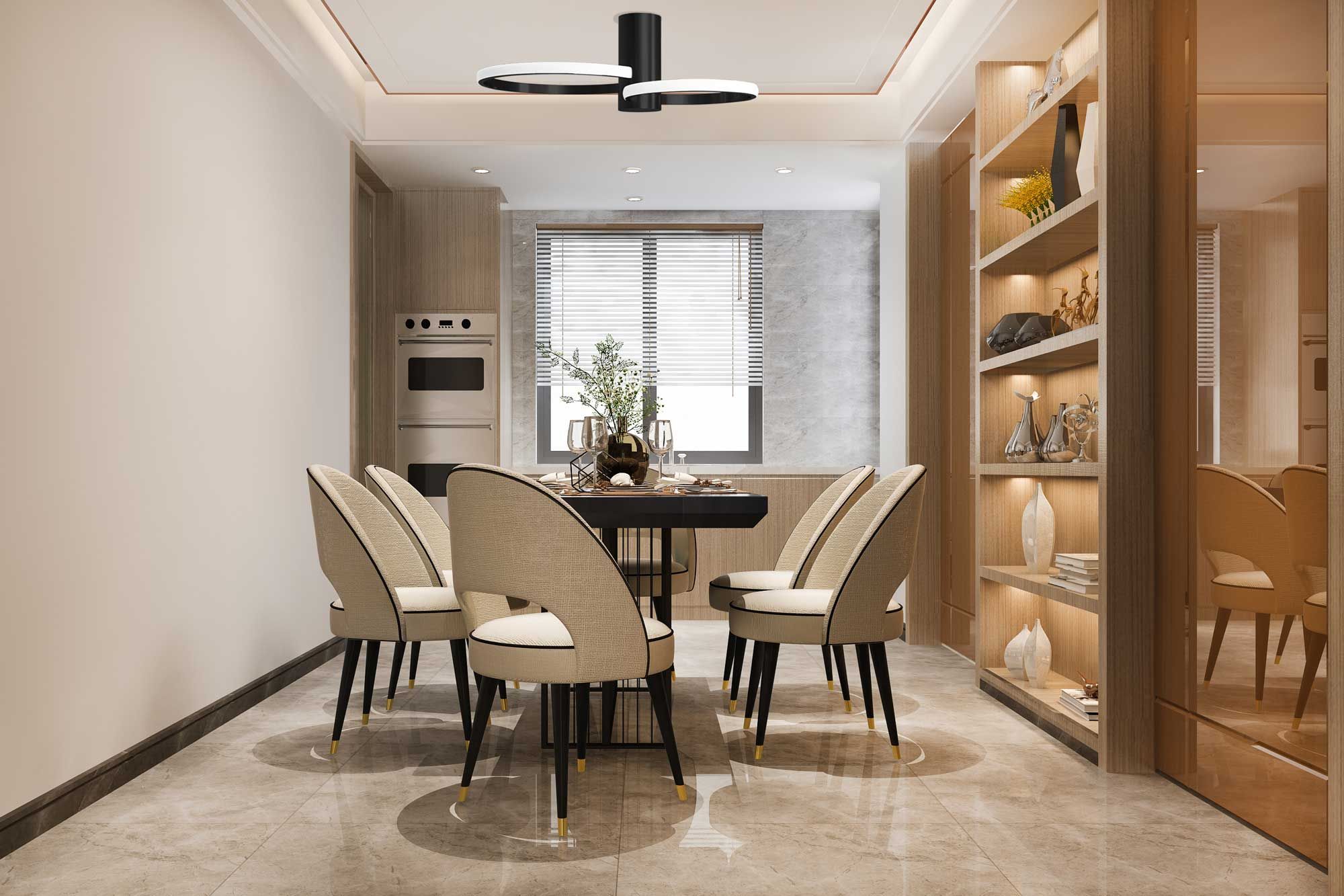 Lampa sufitowa plafon kryształowa APP1401-CW Czarna