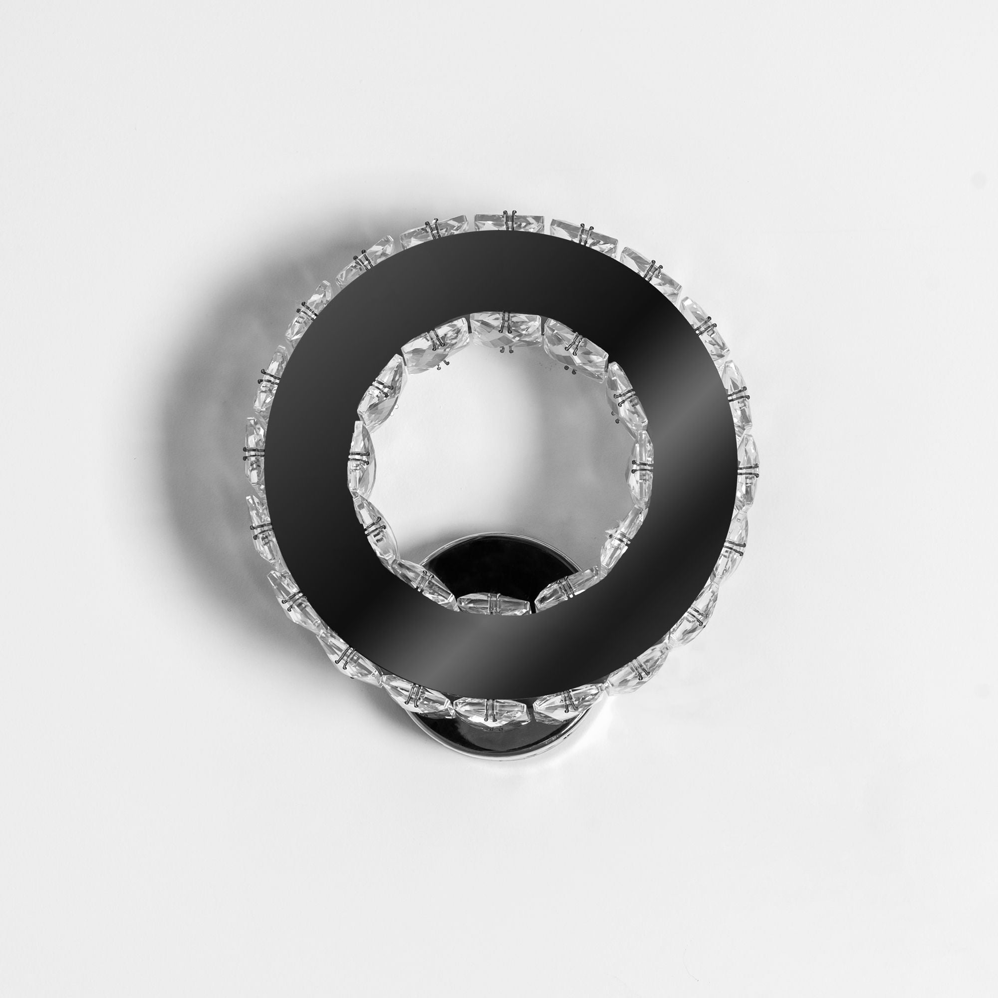 Lampa ścienna kinkiet kryształowy led okrągły APP413-W APP414-W