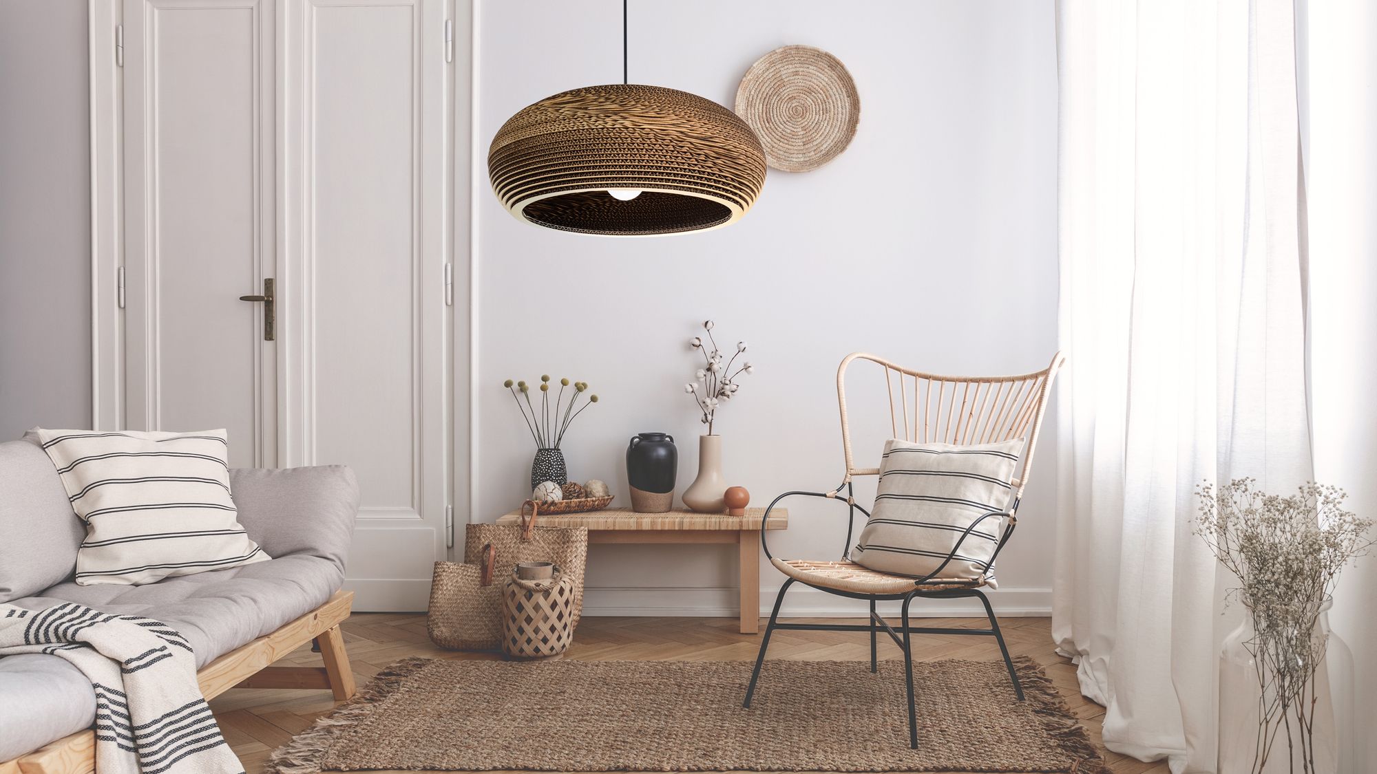Lampa Sufitowa Wisząca Eco Boho App983-1cp