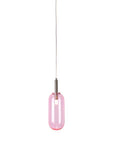 Lampa wisząca szklana różowa LED 6W Fiuggi Ledea 50133212