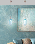 Lampa wisząca szklana niebieska LED 6W Fiuggi Ledea 50133213