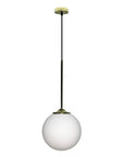 Lampa wisząca złota / biała kula 20cm Glasgow Ledea 50101281