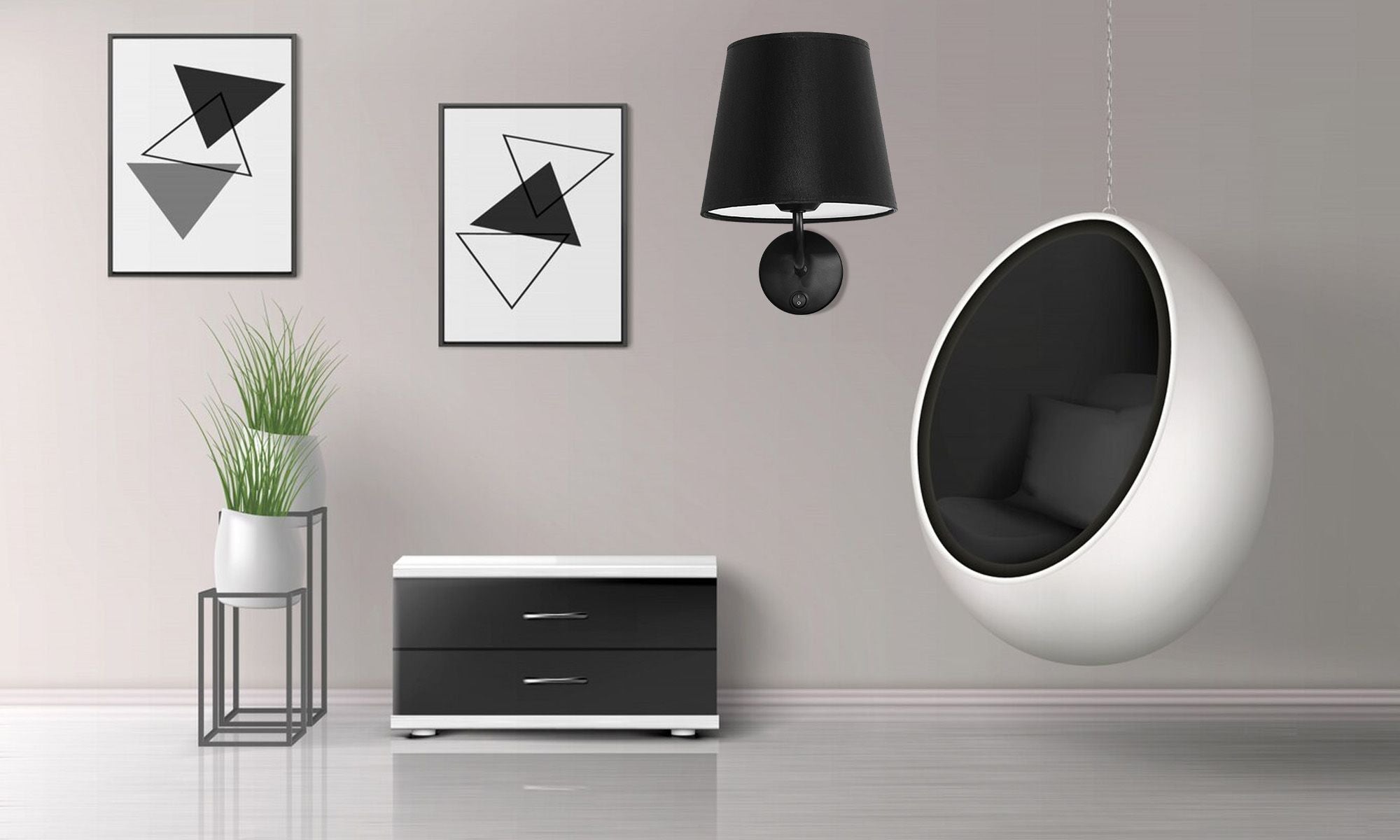 Kinkiet APP1612-1W Black 4