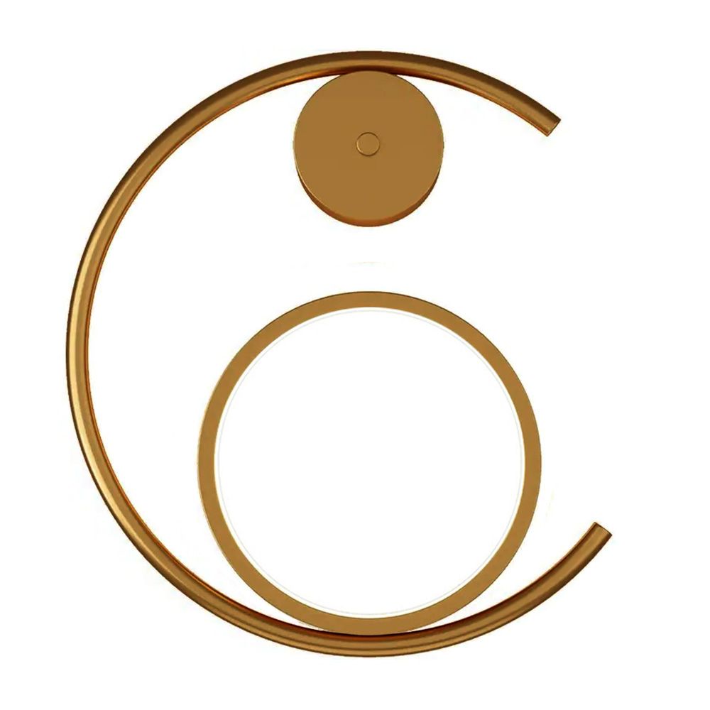 Lampa Ścienna Kinkiet Led App1143-w Miedziany