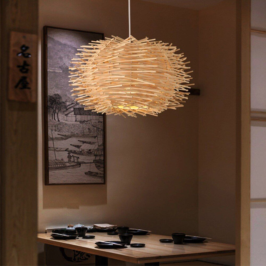 LAMPA SUFITOWA WISZĄCA BOHO NATURAL APP1486-1CP