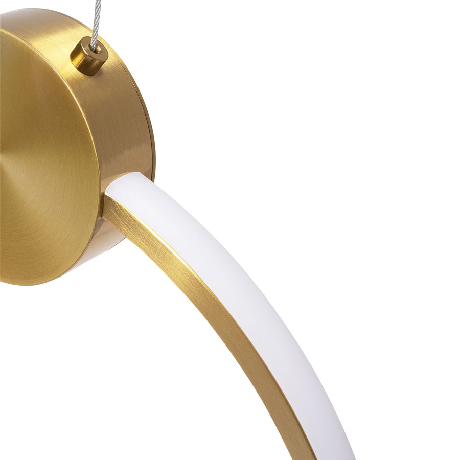 LAMPA SUFITOWA WISZĄCA LED APP1397-CP OLD GOLD 40cm