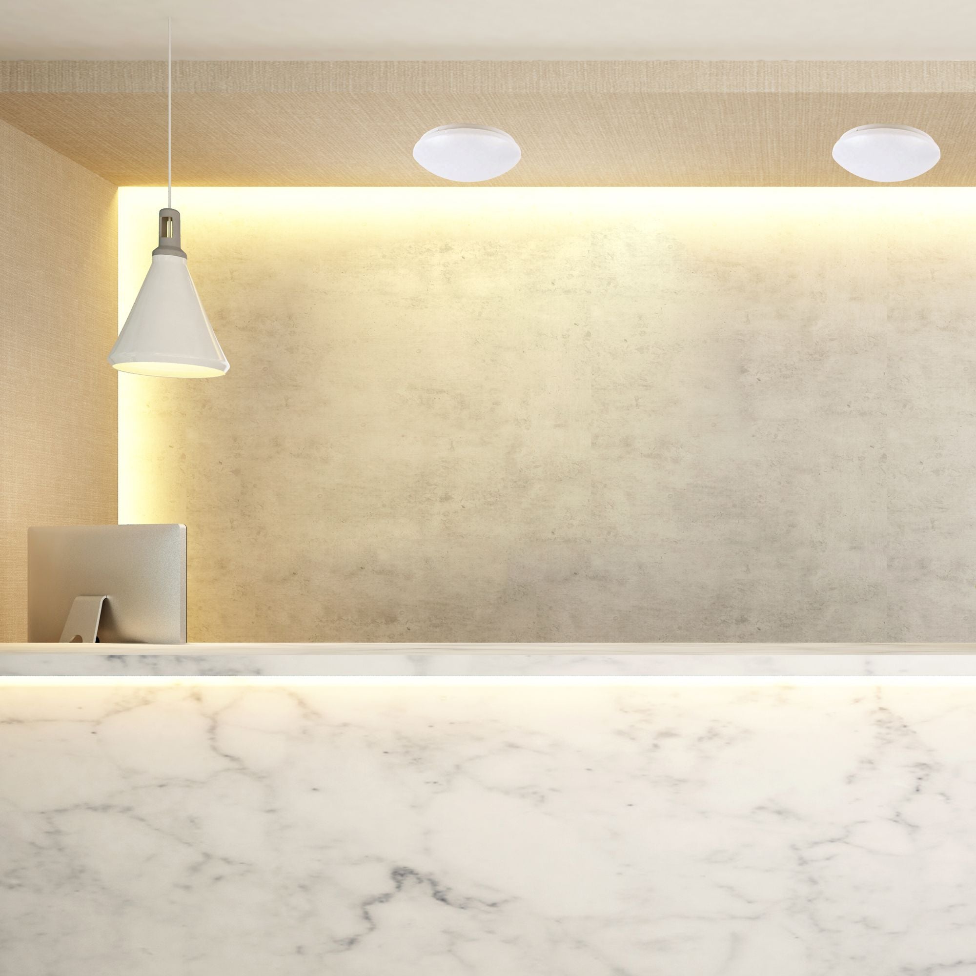 Lampa Plafon 26cm Okrągła Sufitowa 12W APP719-1C Biała