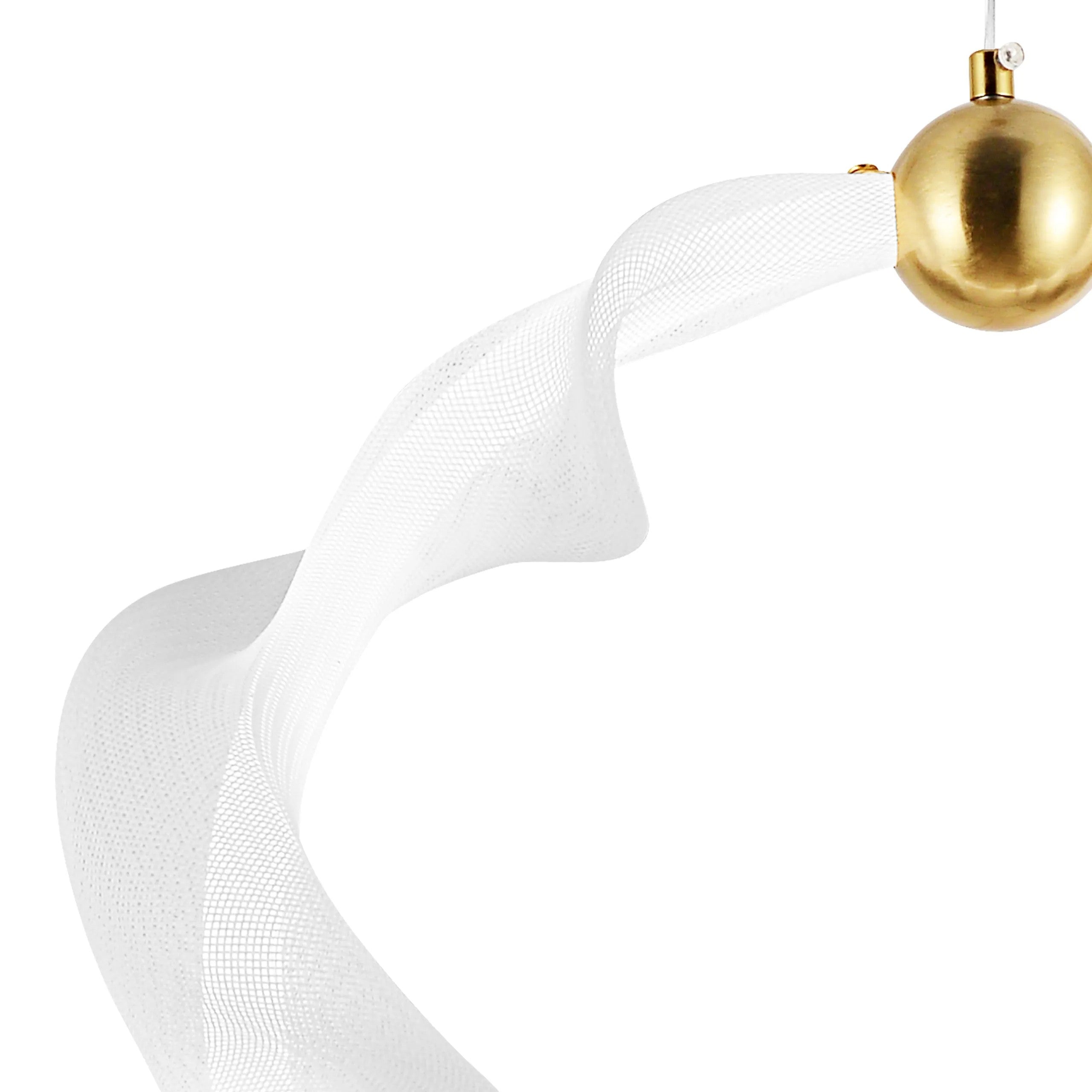 LAMPA WISZĄCA LED G014-1CP BIAŁY/ZŁOTY 3