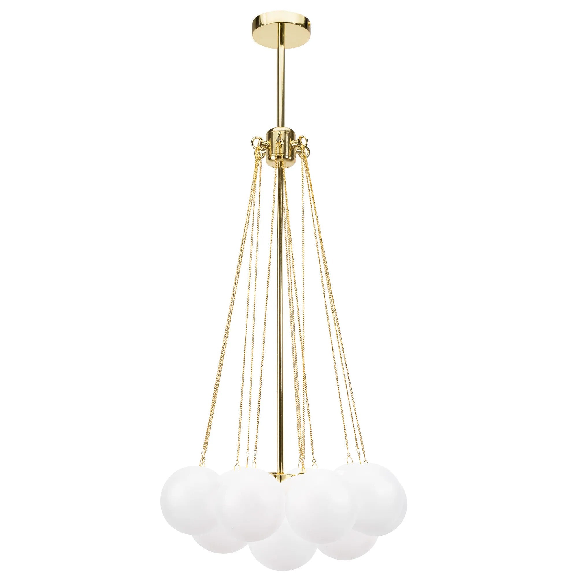 LAMPA SUFITOWA WISZĄCA APP1688-12CP Złota 3