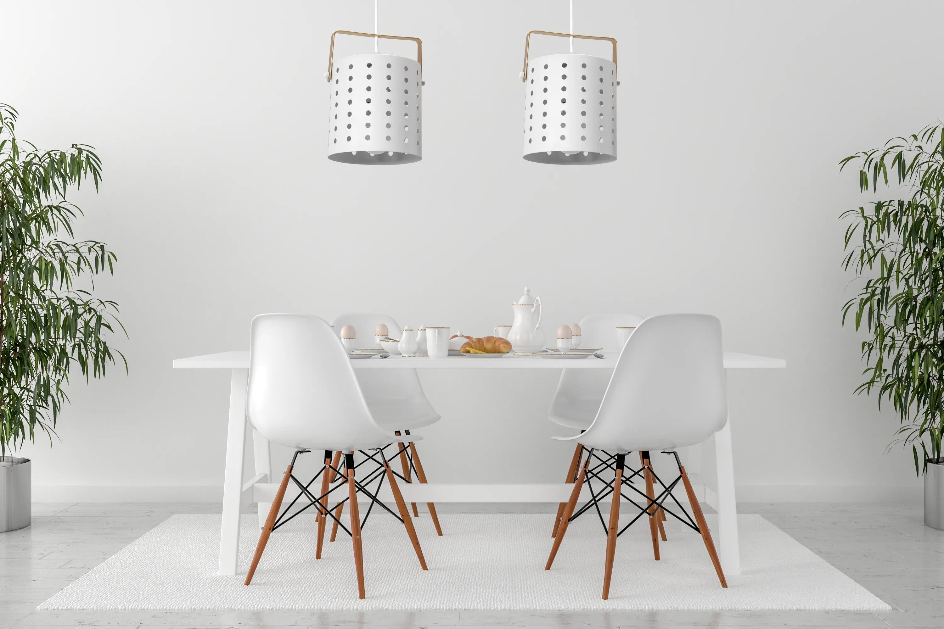 Lampa Sufitowa Nowoczesna APP957-1CP Biała 3
