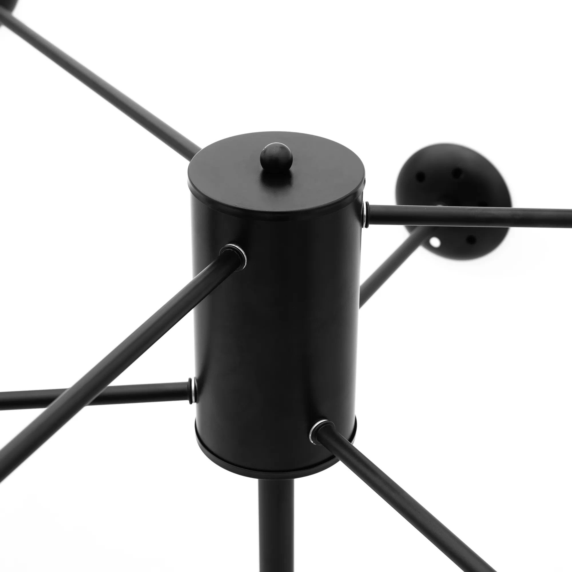 Lampa Sufitowa Wisząca Metal Industrial 6-Ramienna APP262-6C 3