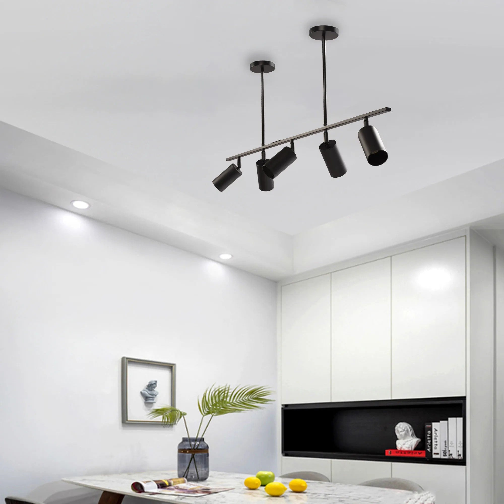 LAMPA WISZĄCA NOWOCZESNA METAL LOFT APP611-5C Czarna 3