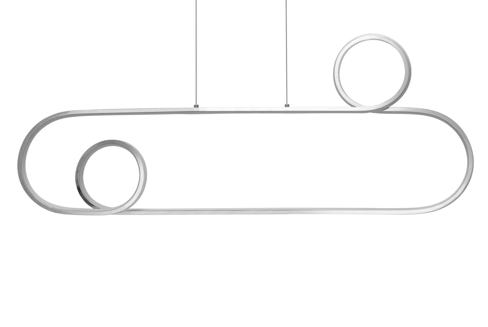Lampa Sufitowa Wisząca LED APP810-CP CHROM + Pilot 3
