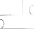 Lampa Sufitowa Wisząca LED APP810-CP CHROM + Pilot 3