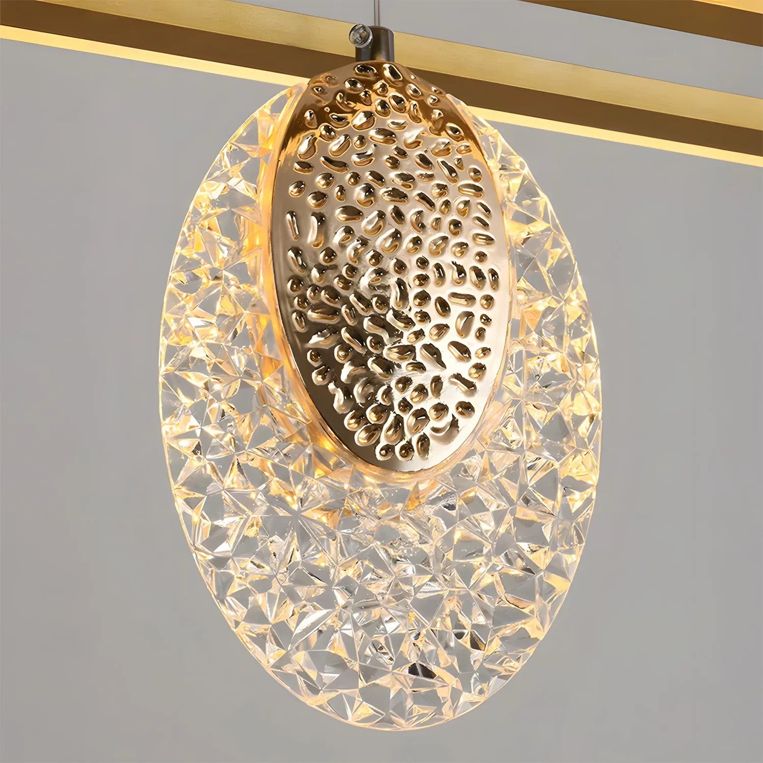 LAMPA WISZĄCA KRYSZTAŁOWA LED G088-1CP Złota 3