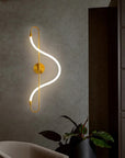 Lampa Ścienna Kinkiet LED APP858-W Long Złota 3