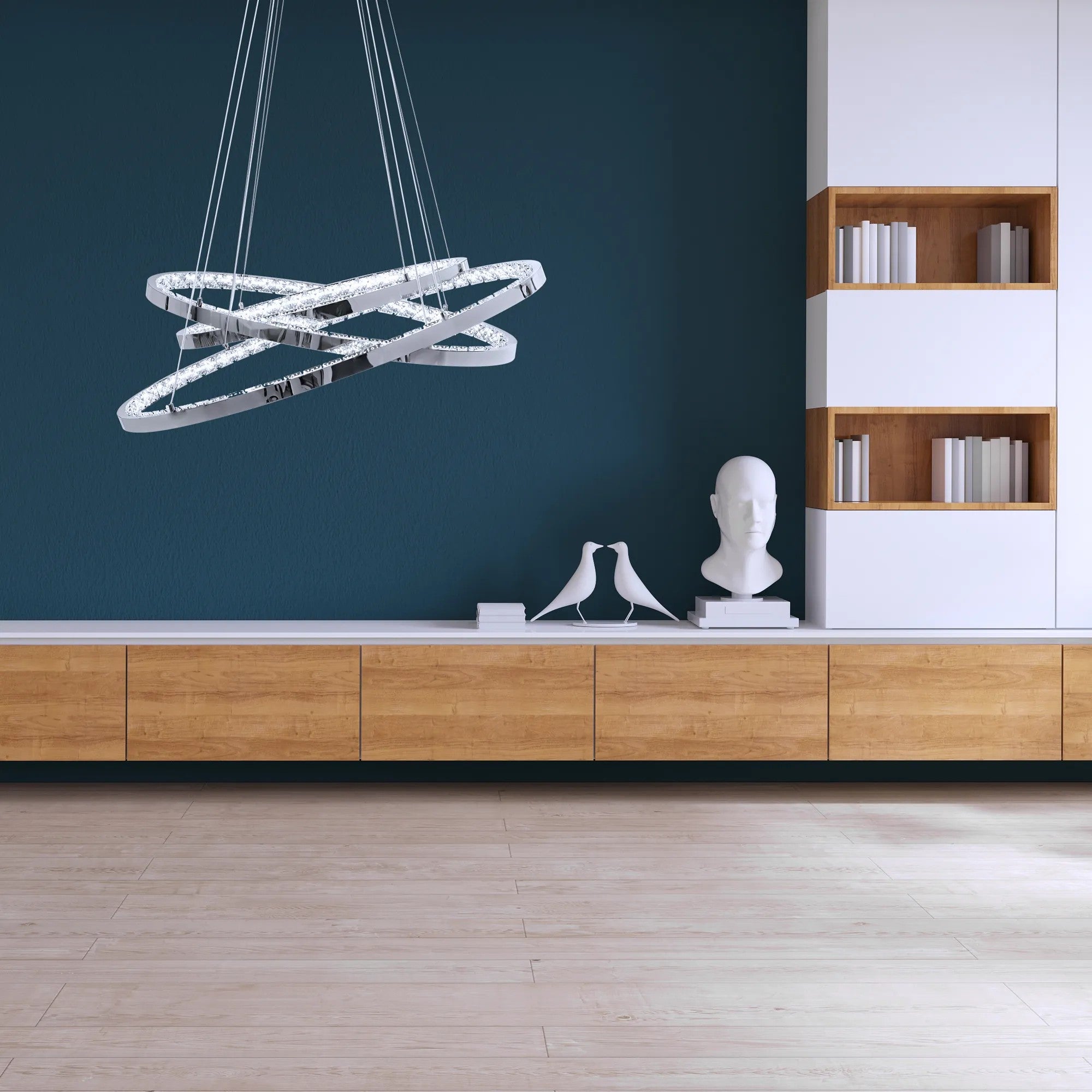 LAMPA KRYSZTAŁOWA WISZĄCA APP772-3CP 3