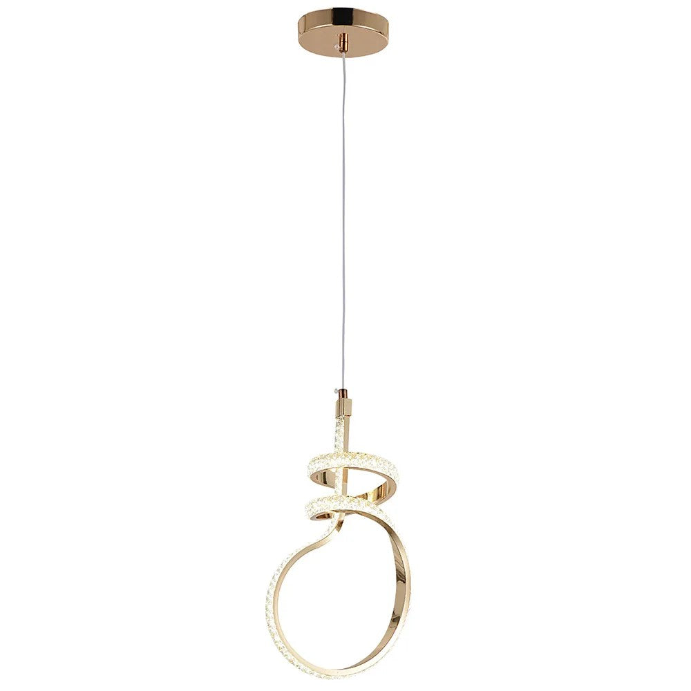 LAMPA WISZĄCA LED G071-CP ZŁOTA 3