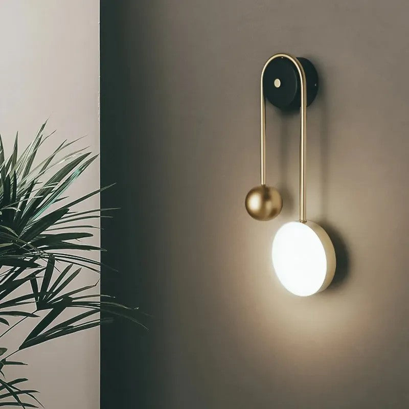 LAMPA ŚCIENNA KINKIET APP1474-W GOLD 3